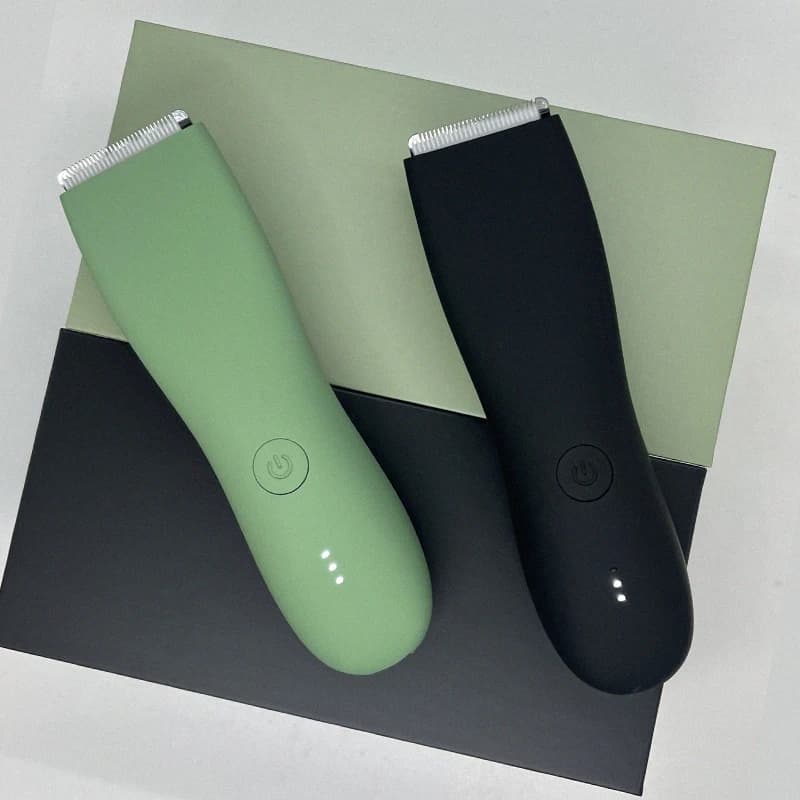 Body Hair Trimmer Shaver for Men Ball Trimmer for Groin Pubic Replaceable Ceramic Blade Groomer Electric Razor Waterproof Clippe - 6