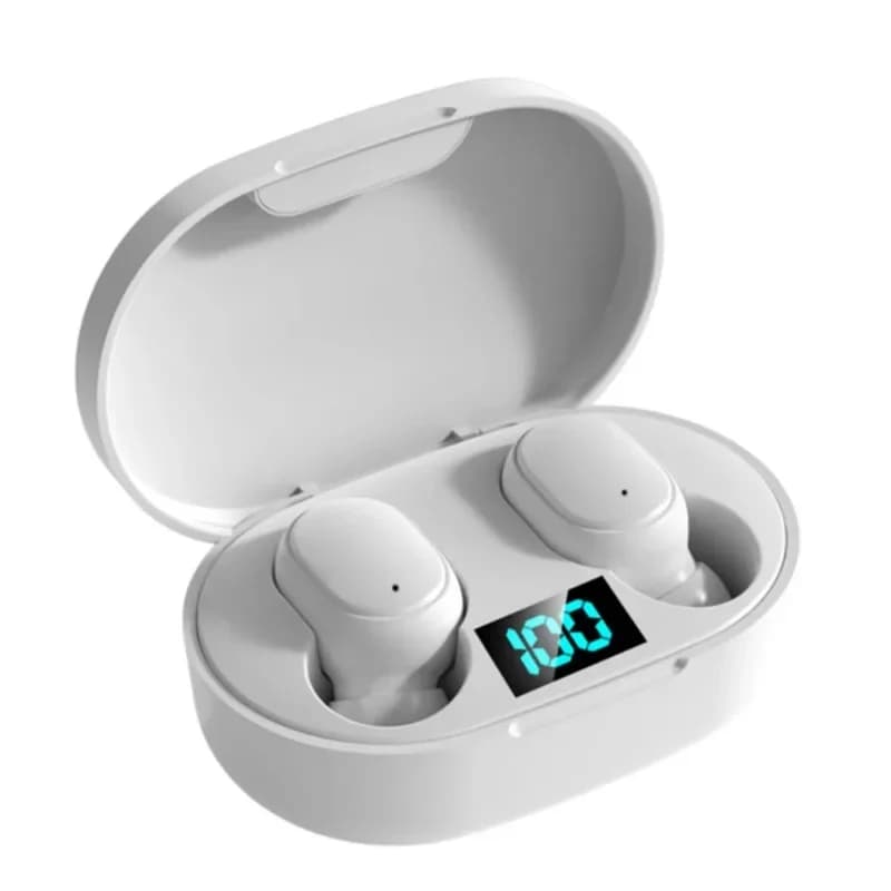 E6S Wireless Earbuds Noise Canceling Waterproof Ear Buds in-Ear Stereo Headphones with LED Display Charging Case - 6