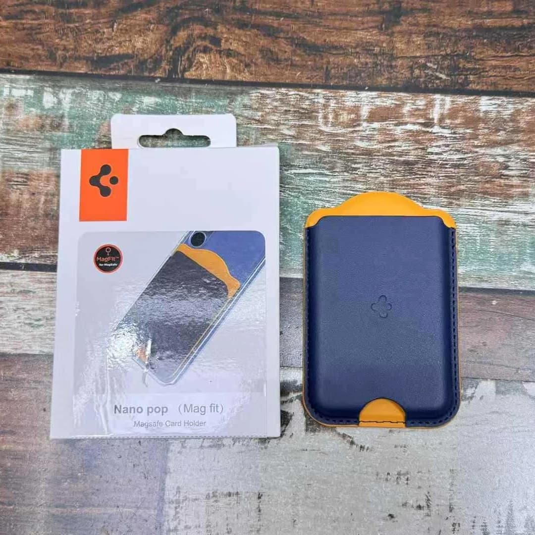 حامل بطاقات مغناطيسي Spigen Nano Pop لمحفظة MagSafe لهواتف iPhone 17 16 15 14 13 12 وسلسلة Pixel 10 غطاء رقيق يتسع لبطاقتين - 5
