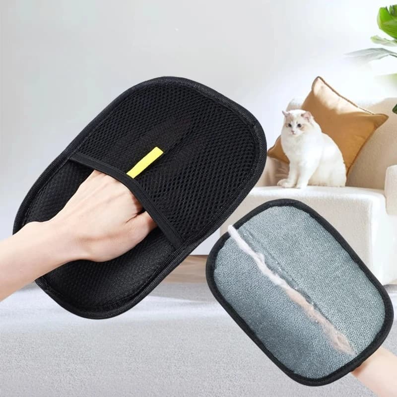 Pet Hair Remover Portable Washable Clothes Hair Dehairing Gloves Pet Cleaning Products Pet Accessories - 3