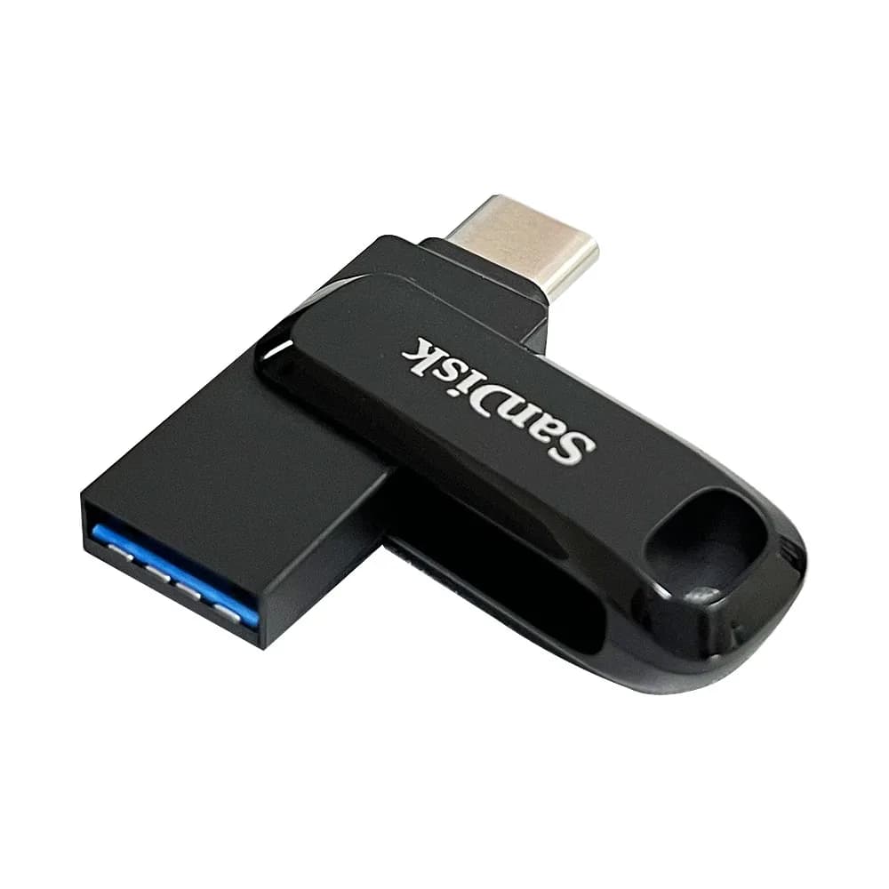 محرك أقراص فلاش SanDisk Ultra Dual OTG، USB 3.2 Type-C، سعات 64 جيجابايت و128 جيجابايت و256 جيجابايت و512 جيجابايت، سرعة تصل إلى 400 ميجابايت/ثانية، قرص ذاكرة فلاش للكمبيوتر - 3