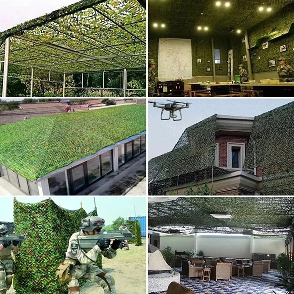 شبكة تمويه للصيد والتخييم بألوان مختلفة 2X2M 2X5M 3X3m 3X5M - 5