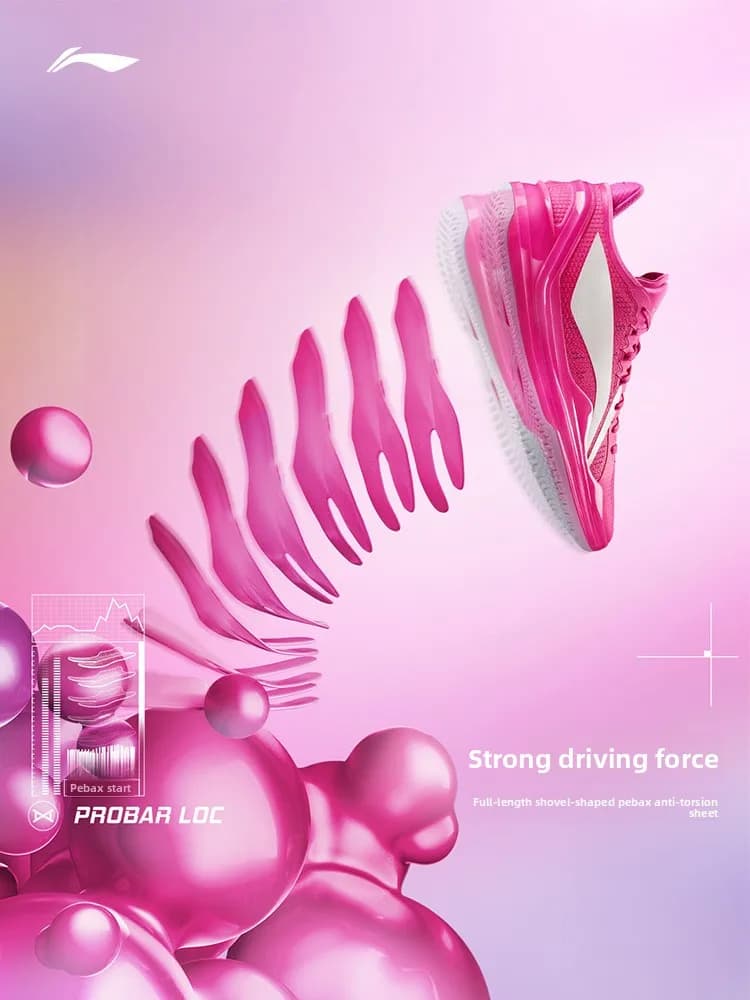 LI NING LIREN 4V2 أحذية كرة سلة منخفضة للرجال عملية مقاومة للاهتراء ماصة للصدمات ارتداد أحذية رياضية احترافية - 4