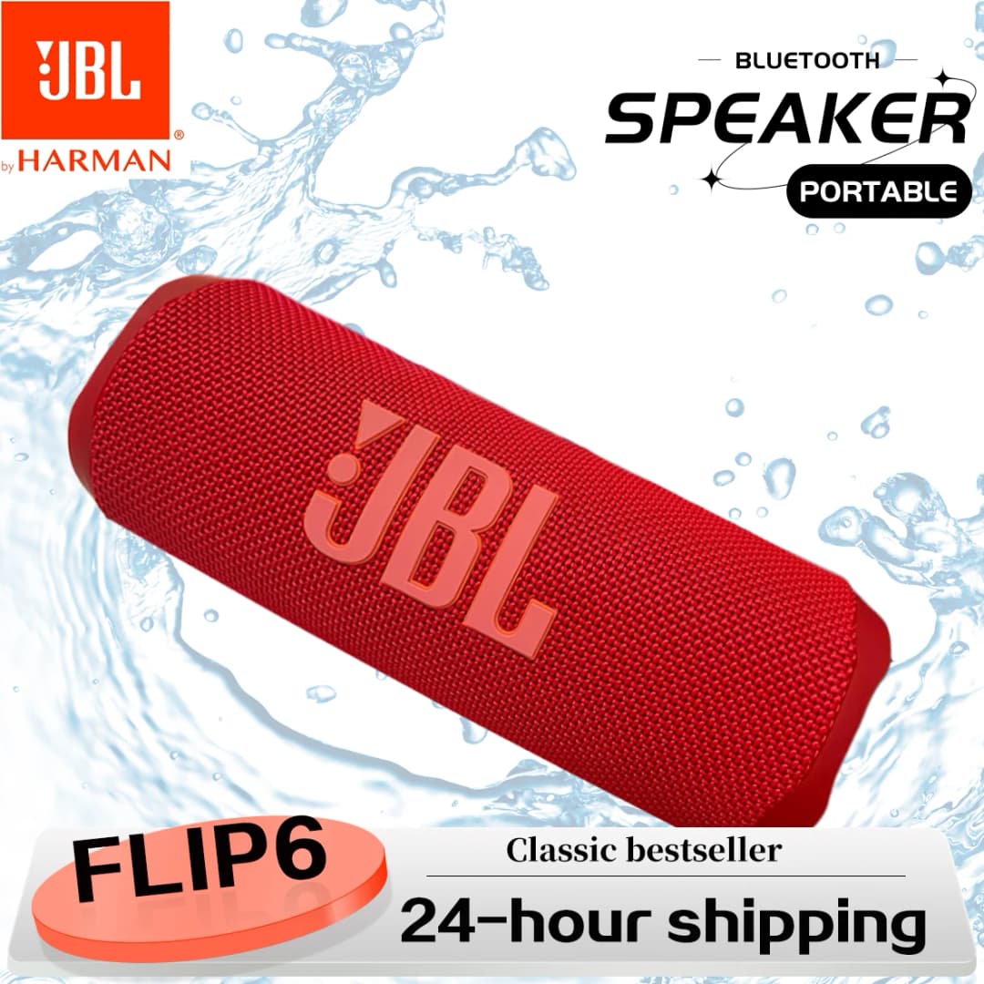 سماعة JBL Flip 6 محمولة لاسلكية مقاومة للماء، بلوتوث، ستيريو خارجي، باس معزز، تويتر مستقل للموسيقى - 6