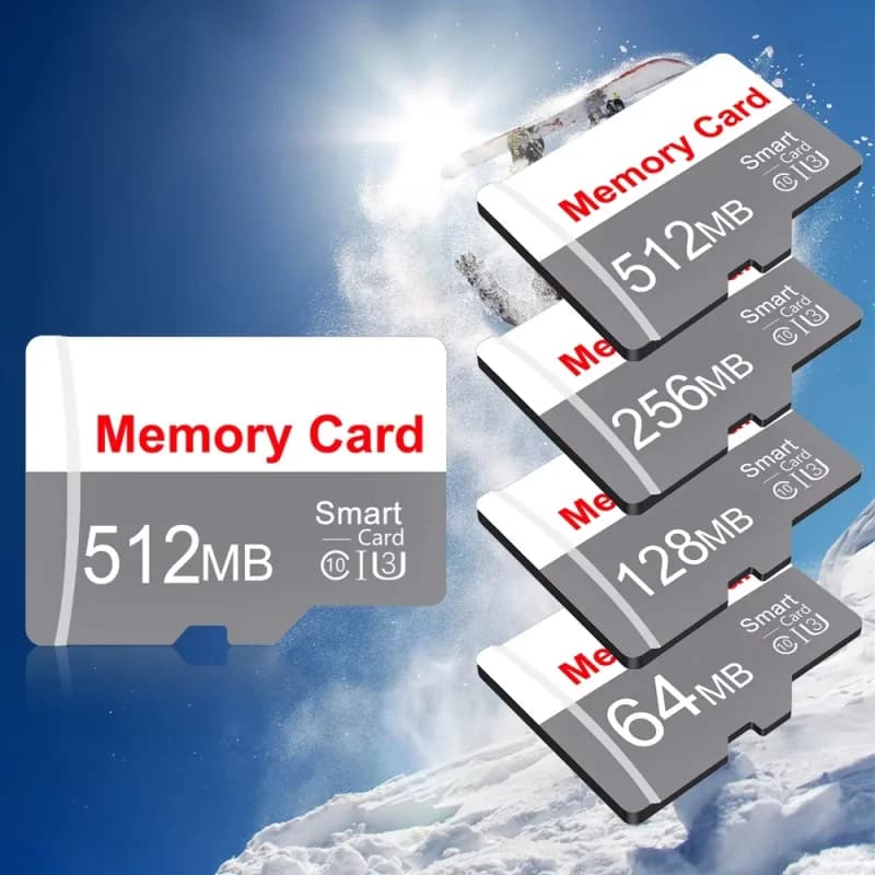 بطاقة ذاكرة صغيرة السعة 64 ميجابايت 128 ميجابايت 256 ميجابايت 512 ميجابايت بطاقة TF لكاميرات المراقبة أو الكاميرات فئة 10 بطاقة ذاكرة عالية السرعة