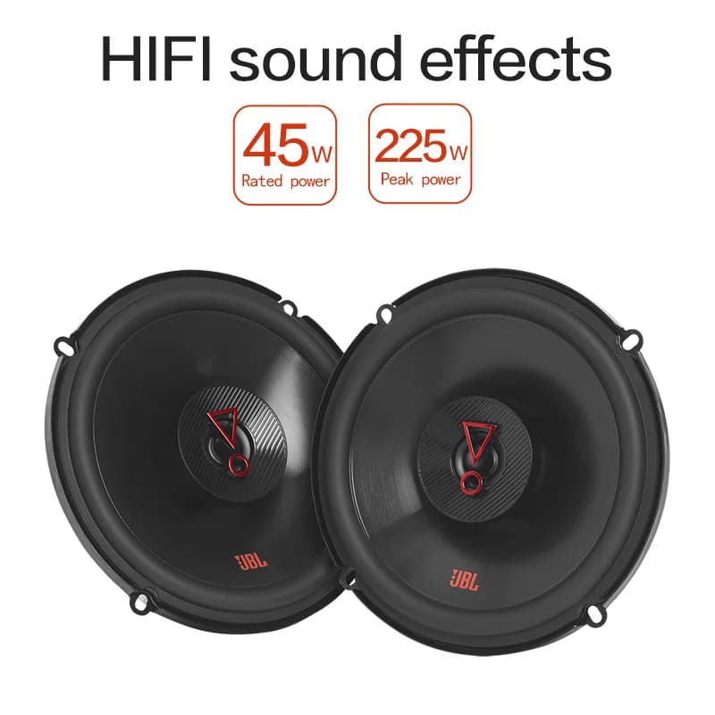 سماعة سيارة JBL مقاس 6.5 بوصة STAGE3 627F عالية الدقة محورية مضخم صوت تويتر مدى متوسط ستيريو - 4