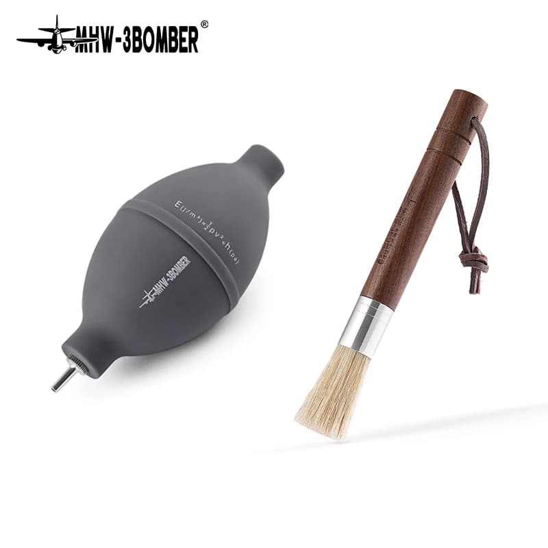 MHW 3BOMBER فرشاة تنظيف مطحنة قهوة منفاخ هواء كاميرا منفاخ تنظيف الغبار أدوات تنظيف مطحنة قهوة إكسسوارات بارستا