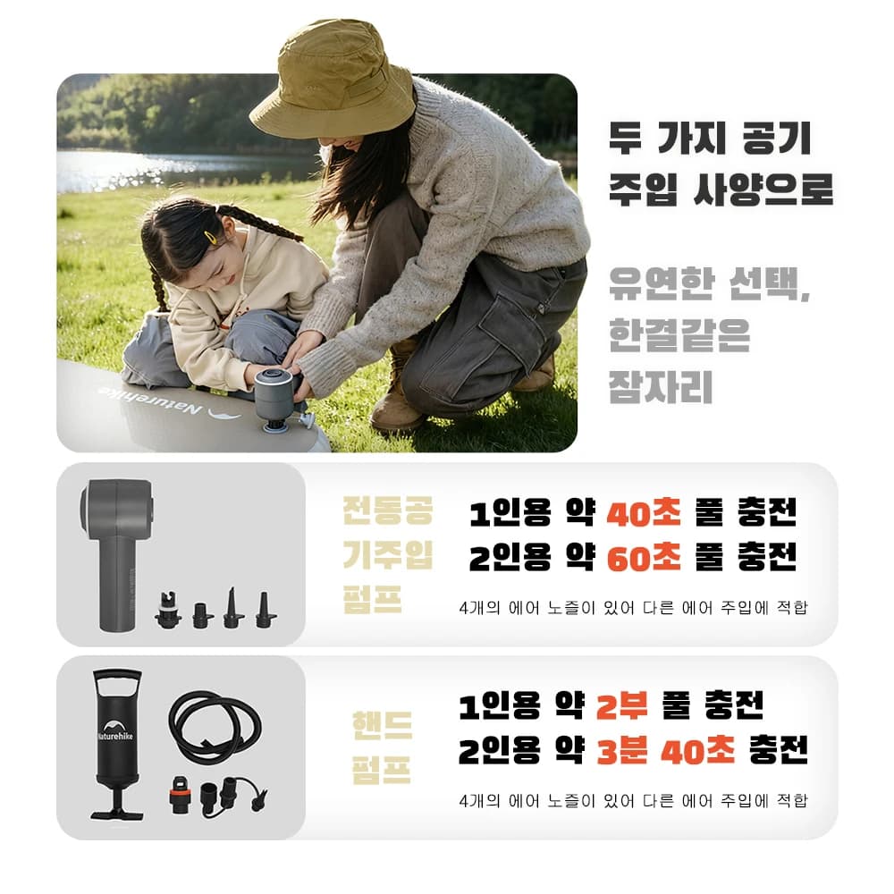مرتبة هوائية Naturehike Youmeng مخملية، وسادة هوائية للتخييم، سرير قابل للتوصيل在外 10 سم، سرير قابل للنفخ، وسادة نوم مزدوجة - 5