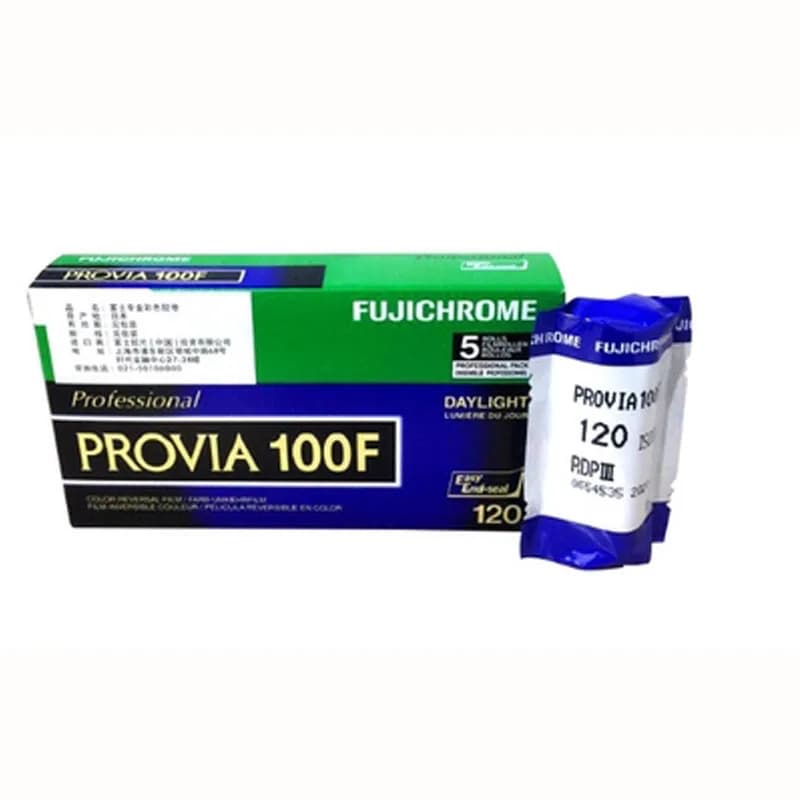فيلم فوجي فيلم PROVIA 100F 120 لون عكسي أصلي 1-5 لفات RDP3 إيجابي بسعر اللفة الواحدة (نهاري) - 3