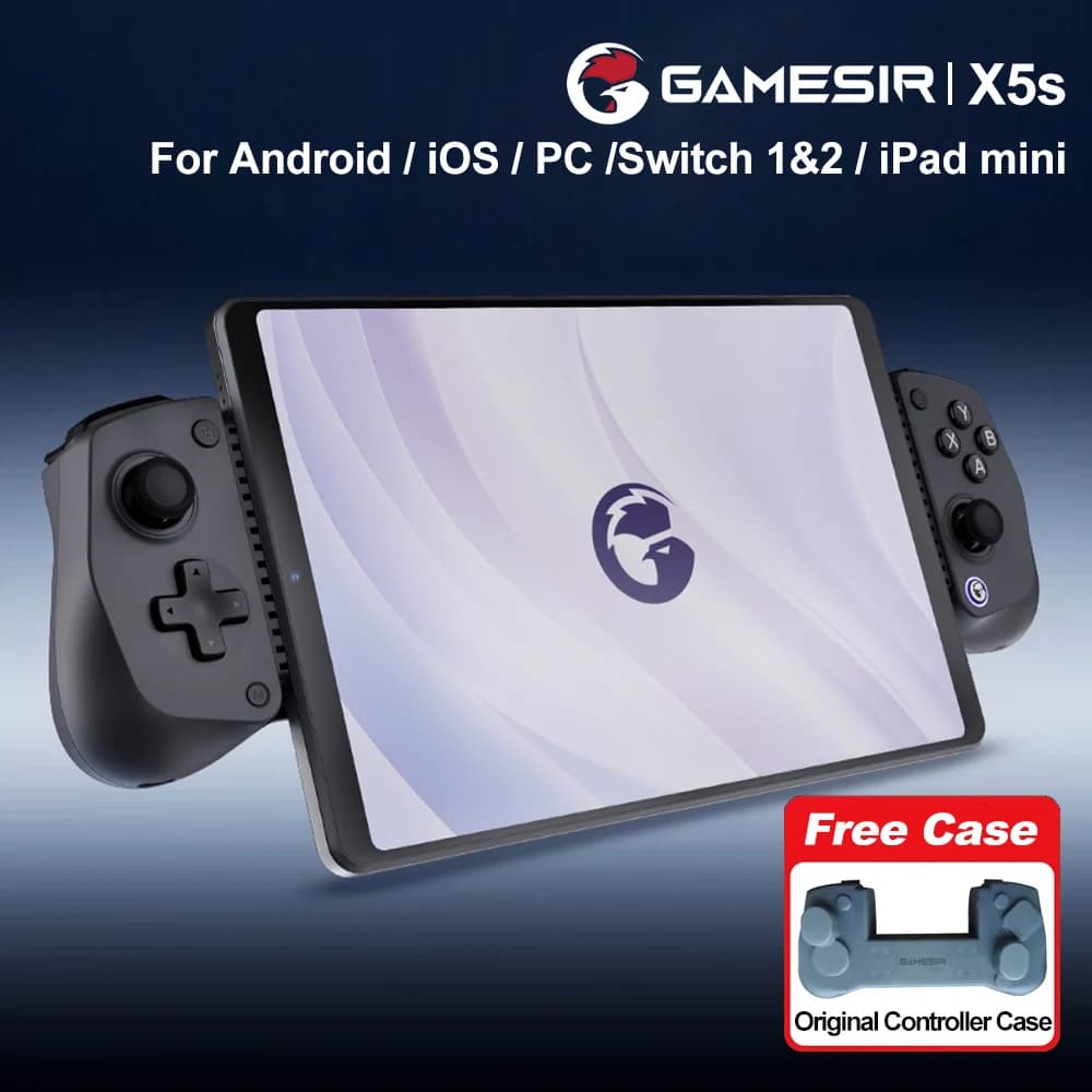 جيم سير X5s يد تحكم للجوال نينتندو سويتش 2/1 أندرويد آي أو إس بي سي وحدة تحكم لاسلكية عصي تحكم وزناد تأثير هول 3 أوضاع