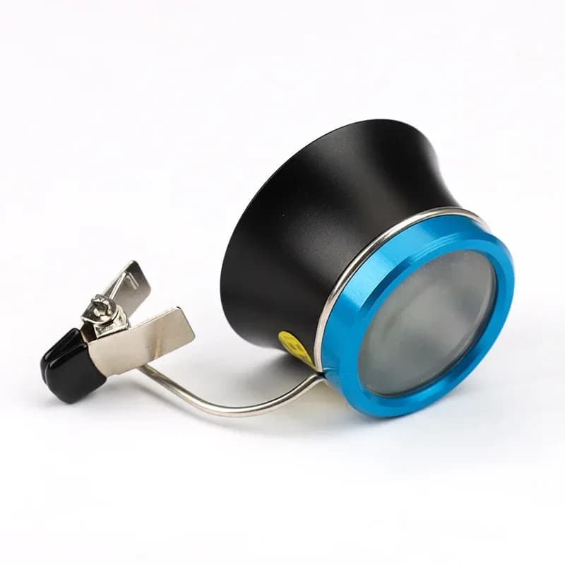 5X 10X 20X Eyeglass Magnifier Clip-On Eye Loupe Magnifying Lens Portable Eyepiece Process Operation Watchmakers Repair Tool - 2