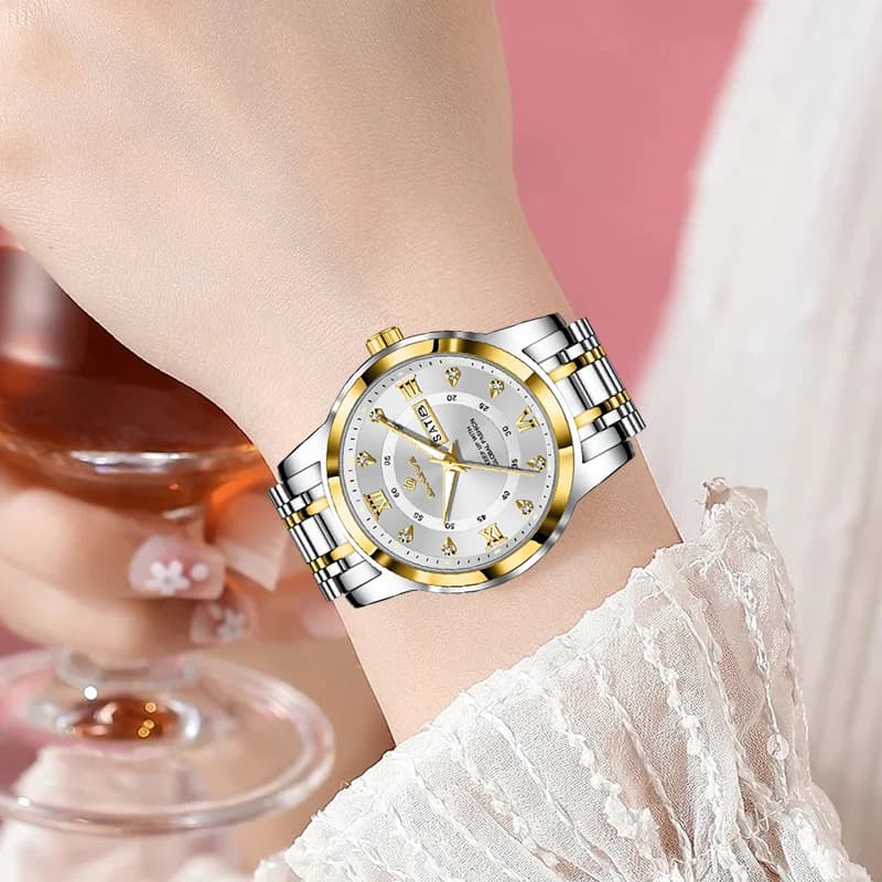 LIGE 2026 New Diamond Watch Women Watches Ladies Creative Steel Women's Bracelet Watches Female Waterproof Clock Montre Femme - 5