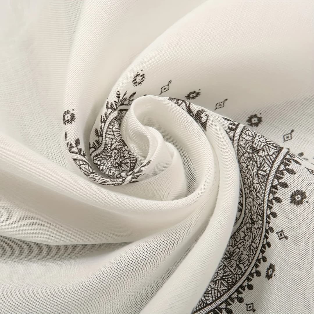 2025 Trendy Ethnic Prayer Scarf - Men's Fashion Polyester Stole for Ramadan and Religious Ceremonies - 5