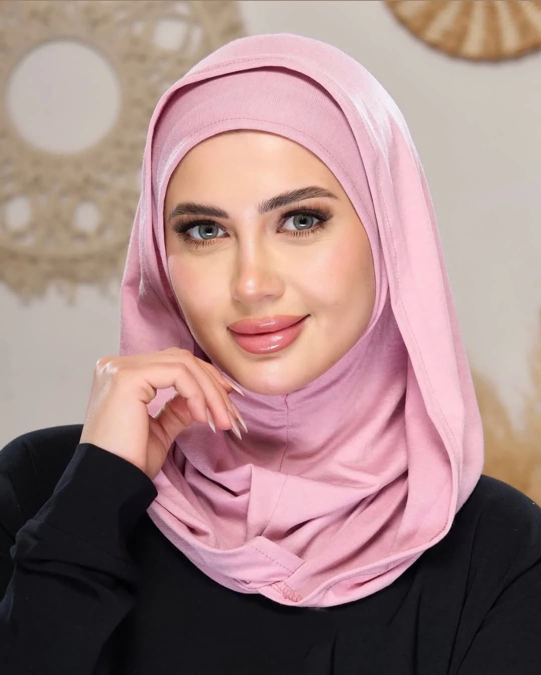 حجاب جاهز للارتداء من جيرسي، غطاء رأس فوري مسلم، غطاء رقبة مريح، حجاب خفيف - 5