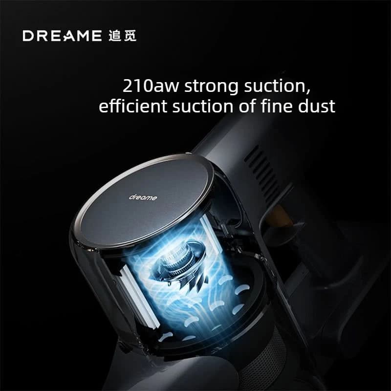 Dreame  V16 Member Wireless Vacuum Cleaner Green Light Show Dust /210AW Strong Suction 99.9% Remove Mites Rate - 4
