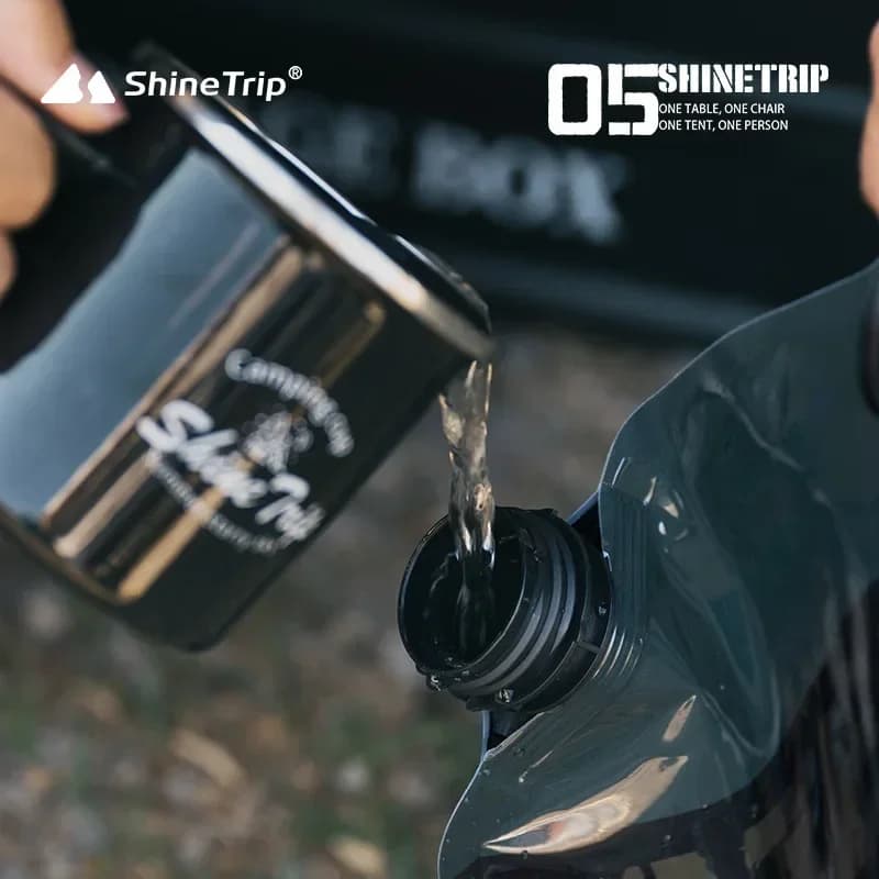 ShineTrip 8L Camping Water Bag Multipurpose Portable Water Container No Leakage Collapsible Pouch with Faucet Outdoor Tools - 3