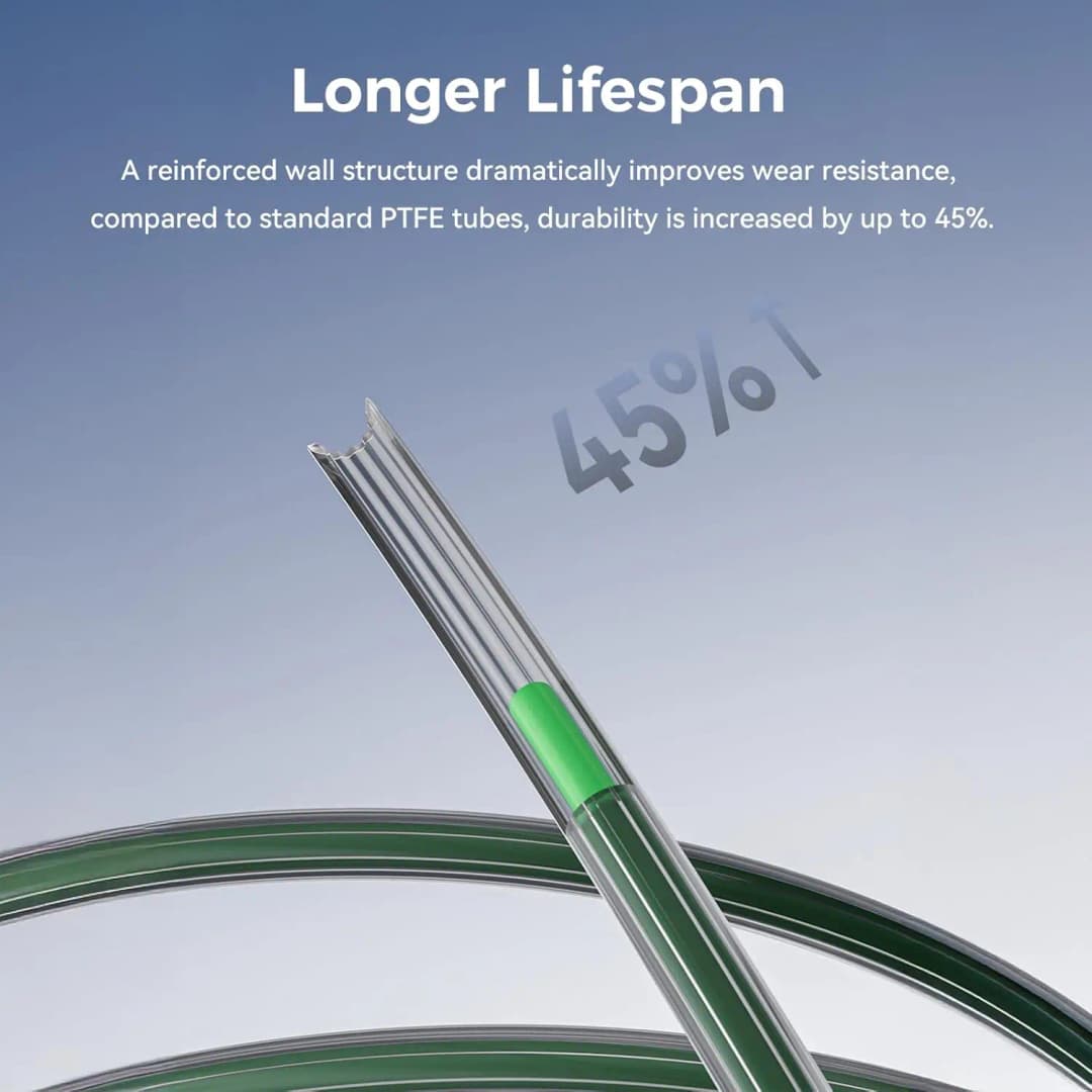 Creality Official Star-Shaped PTFE Teflon Tube 1M/2M/5M Upgrade Low-Resistance Inner Channel Design  Performance in Multicolor - 5