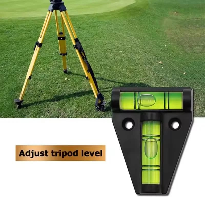 T-Type Spirit Level Plastic Measuring Vertical And Horizontal Adjuster Scope Triangle Level Measuring Kit for Caravan Camper - 4