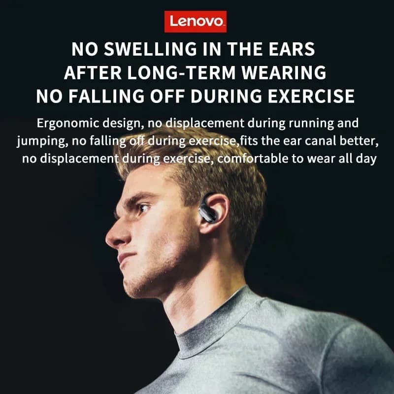 Lenovo ThinkPlus Earphone XT80 Wireless Bluetooth Sport Noise Reduction Earbuds HiFi Stereo Game Music Headphones Long Standby - 6