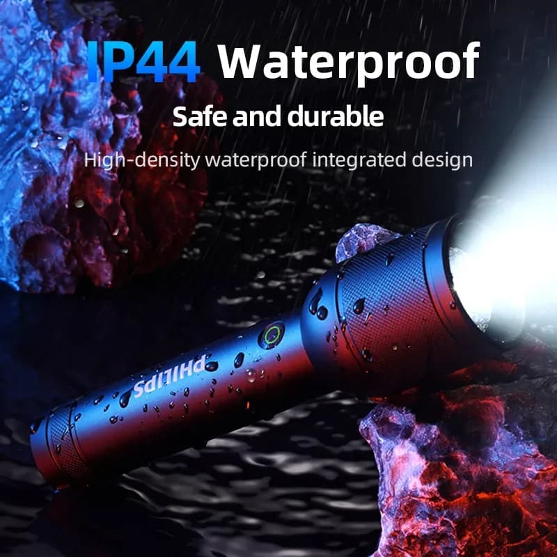 2025 New Philips SFL8168 3200 Lumen LED Flashlight 1000m Portable Powerful Bright Flashlights Camping Lamp for Outdoor Hiking - 3