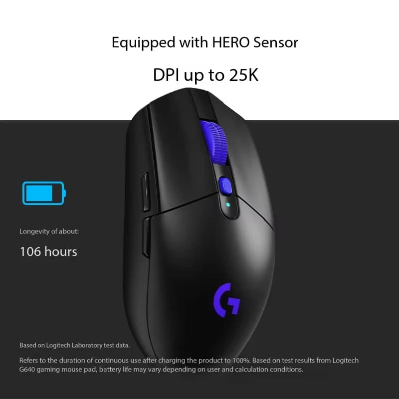 ماوس الألعاب اللاسلكي Logitech G304X، ماوس Esports لألعاب League of Legends وPUBG وFPS، محمول وخفيف الوزن 57 جرام، هدية عيد ميلاد G304 X - 5