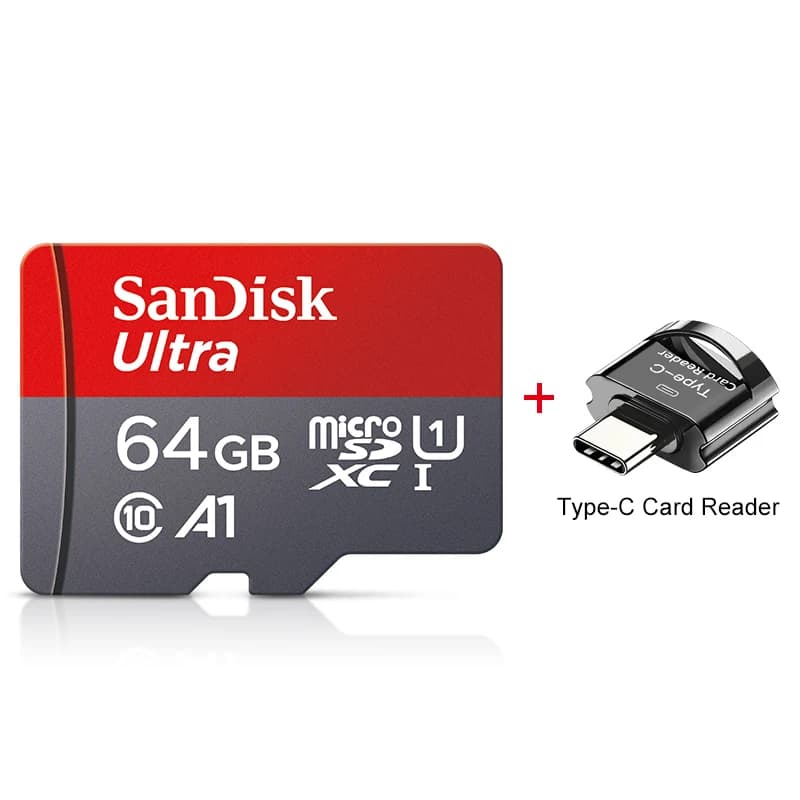 100% أصلي SanDisk بطاقة Micro SD سعة 64 جيجابايت من الفئة 10 بطاقة TF ذاكرة 64 جيجابايت لأجهزة الهاتف الذكية والأجهزة اللوحية - 5