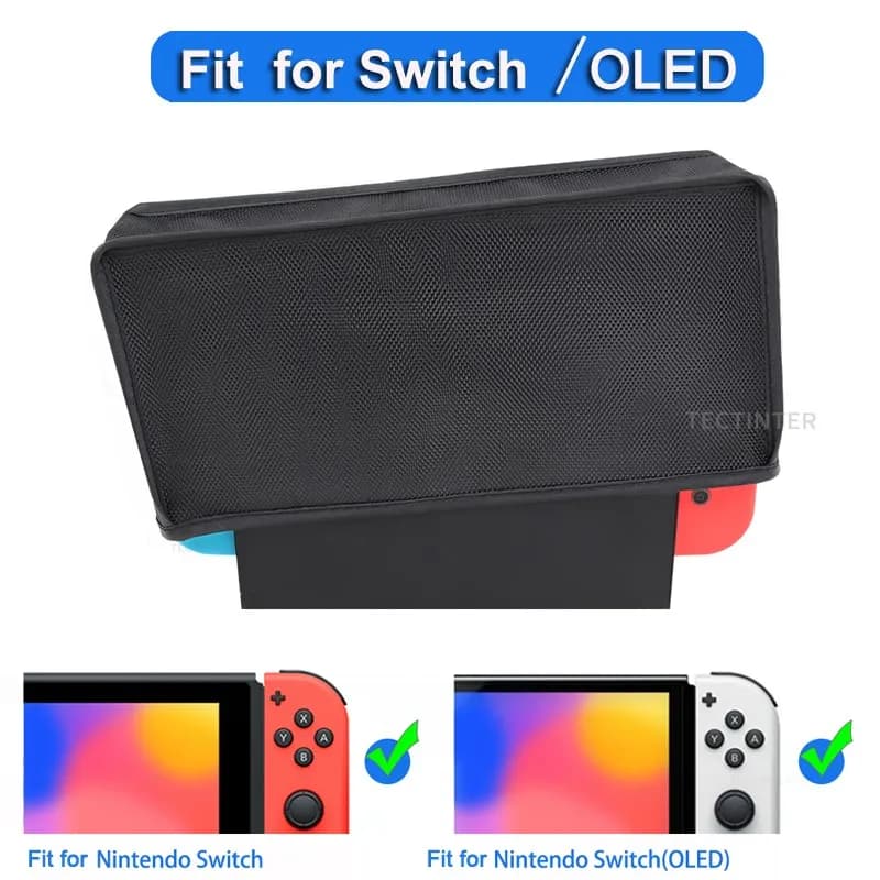 غطاء واقي من الغبار لوحدة تحكم الألعاب Nintendo Switch & OLED، غطاء واقي من الخدوش والماء - 2