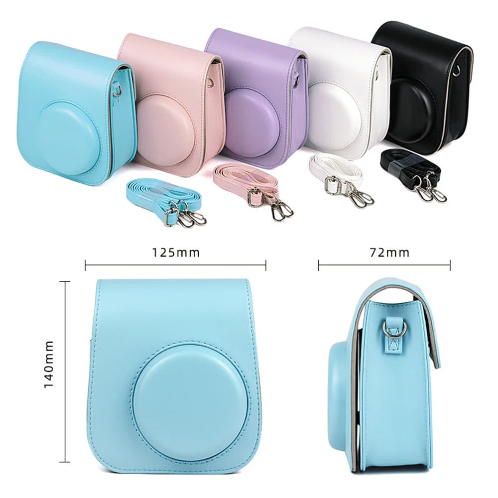 Original Fujifilm Instax Mini 11 Mini 12 SE Instant Camera Single Machine 20 Sheets Mini Film Paper Camera Strap Bag Accessories - 6