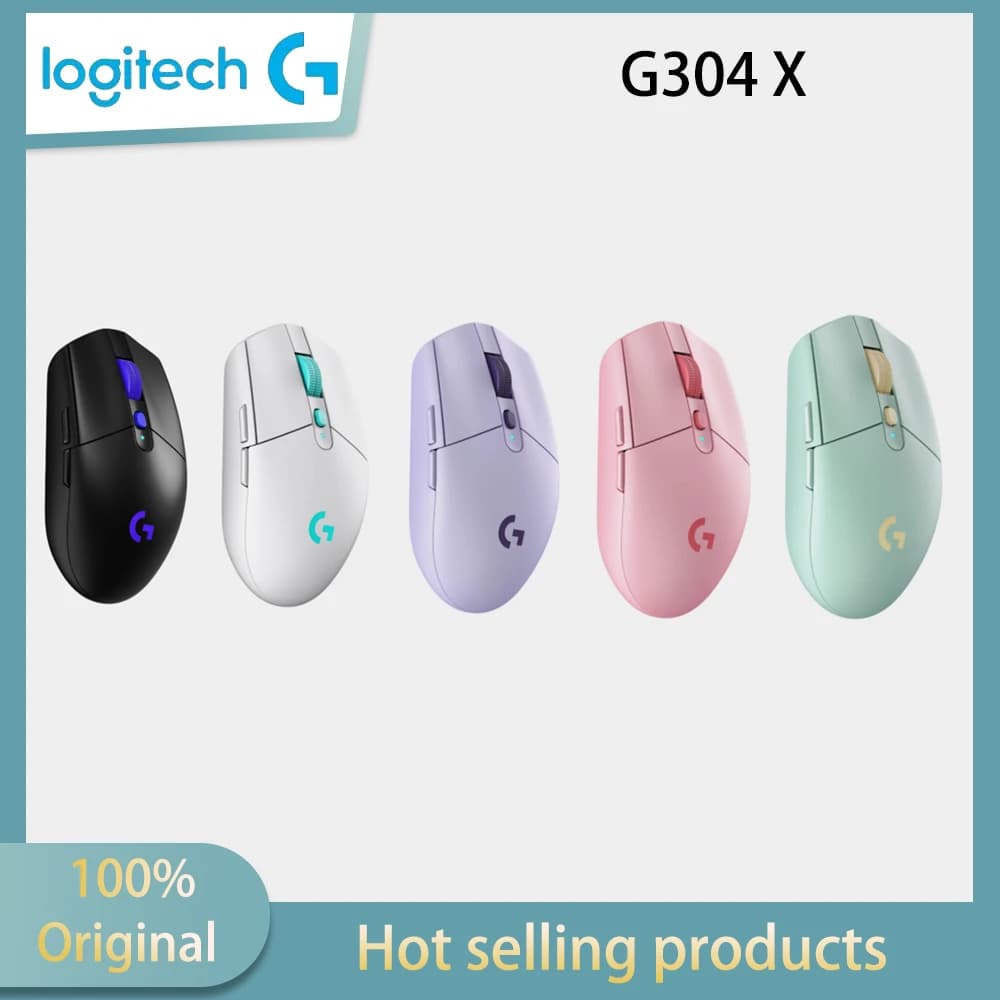 Logitech (G) G304X wireless gaming mouse with charging cable 57 grams lightweight dual-mode 6-key macro programming one click co