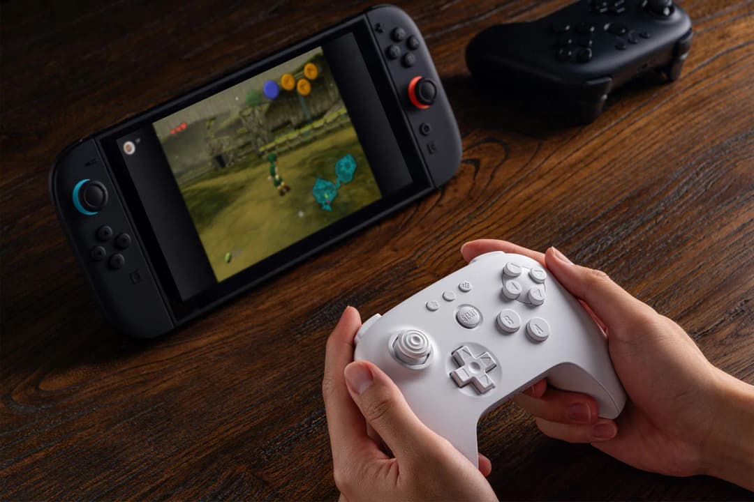 8BitDo وحدة تحكم بلوتوث N64 للأنالوج ثلاثي الأبعاد، نينتندو سويتش، سويتش 2، عصا تحكم يد تحكم لألعاب Windows وأندرويد - 6