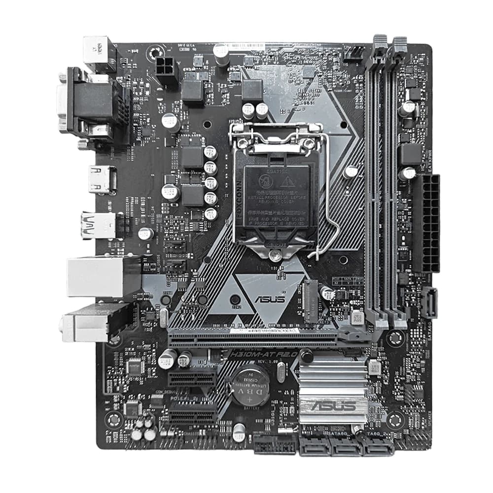 لوحة أم ASUS PRIME H310M-AT R2.0 مقبس LGA 1151 معالج Intel H310 ذاكرة DDR4 32 جيجابايت مايكرو ATX تدعم معالجات Core i3-9100 و i5-8500 و i5-9600 و i7-9700 - 3