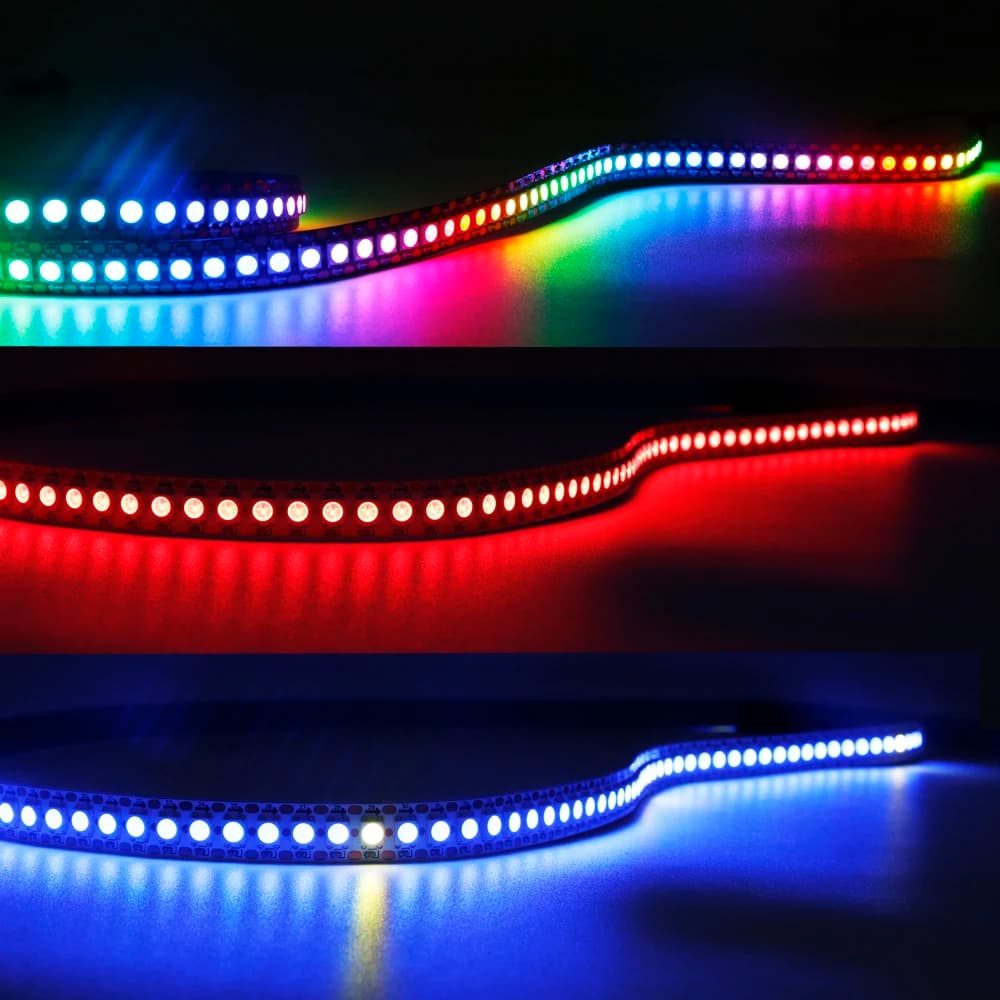 DC5V WS2812B Led Strip light 30/60/74/96/144leds/m Individually Addressable Smart 5050RGB WS2812 Pixels Led Light IP30/65/67 - 6