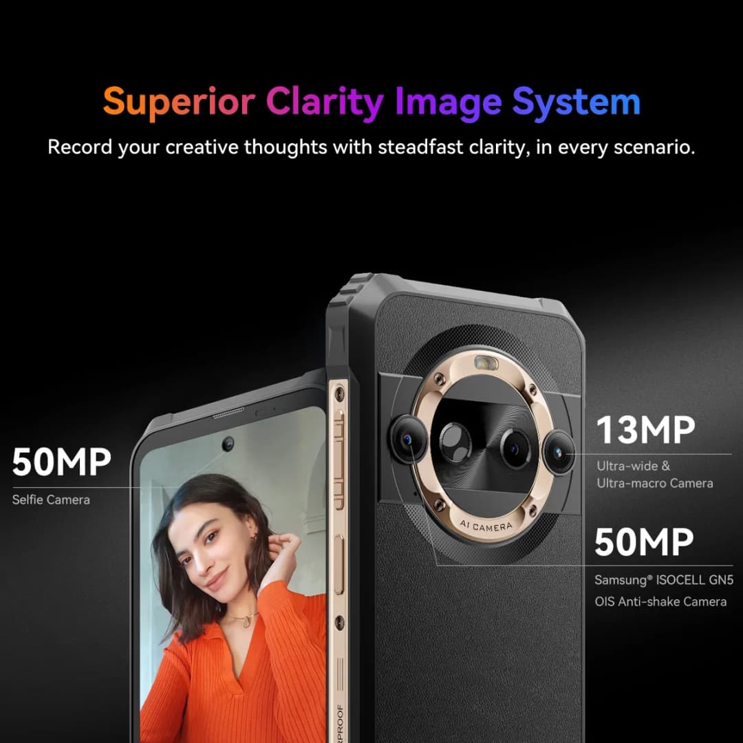 Blackview BL9000 PRO 5G Rugged Smartphone 6.78'' FHD 12GB 512GB Infrared Imaging Camera 8800mAh Android 14 - 6