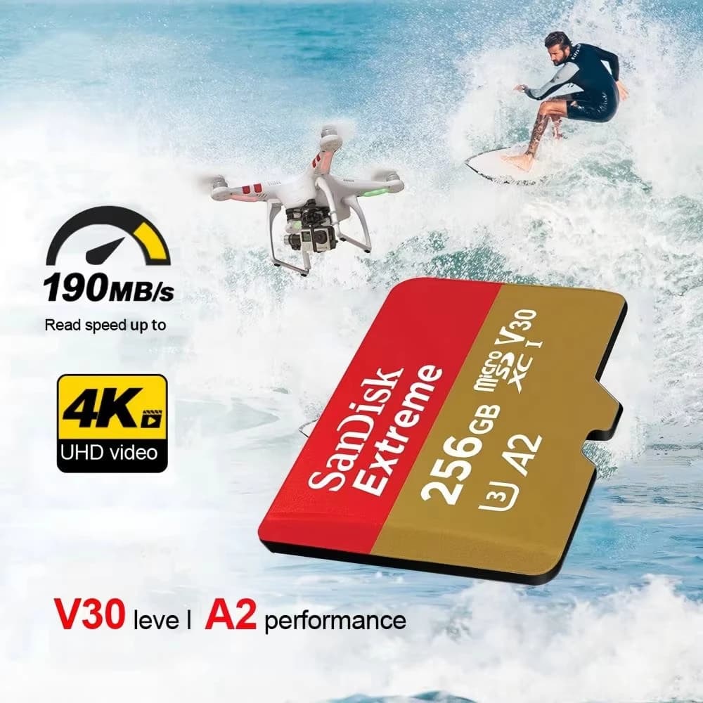 2026 New Sandisk TF SD Micro Card A2 Memory 256GB TF Micro Card Class Flash card Memory Microsd For PC Dropshipping - 4