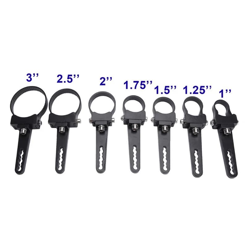 Led Light Bar Bracket Mounting for 1 1.2 1.5 1.75 2 2.5 3 Inch Tube Off road Accessories Moto Headlight Mount Holder Clamp Hook - 2