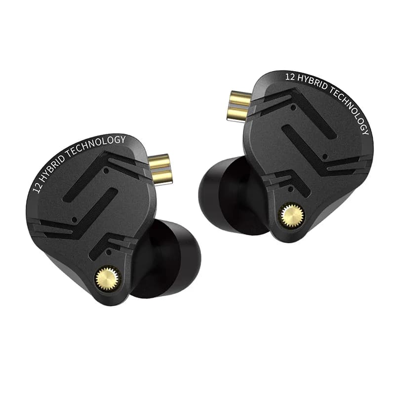 سماعات KZ ZS12 PRO X معدنية 1DD+5BA هاي فاي هجين باس داخل الأذن مراقب سماعات موسيقى رياضية عزل الضوضاء سماعة وصول جديد - 2