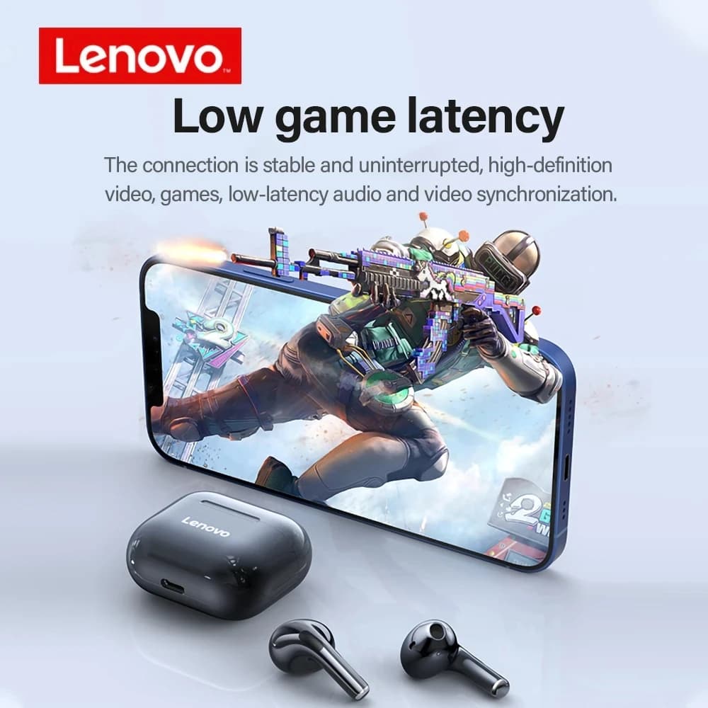 5PCS Lenovo LP40 Wireless Headphones TWS Bluetooth Earphones Touch Control Sport Headset Stereo Earbuds For Phone Android - 4