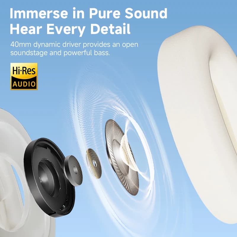 Edifier W800BT Pro Wireless Headphones Bluetooth 5.4 Over-ear Headset -44dB Active Noise Cancelling Hi-Res Audio 45H Playtime - 2