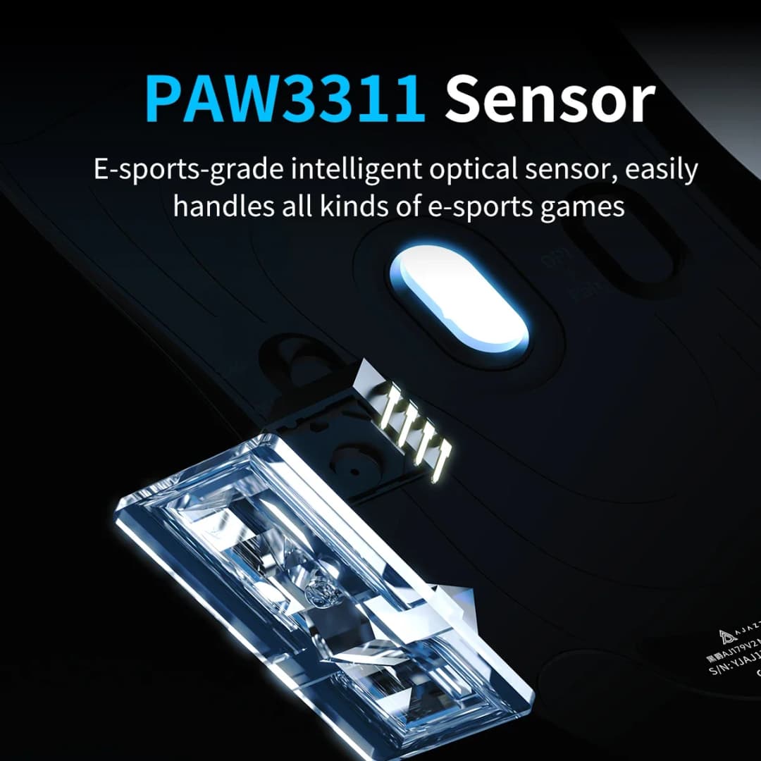 ماوس ألعاب لاسلكي AJAZZ AJ179 V2/MAX 3 نماذج مع قاعدة شحن بجذب مغناطيسي مستشعر PAW3311 12000 DPI لجهاز الكمبيوتر المحمول - 4
