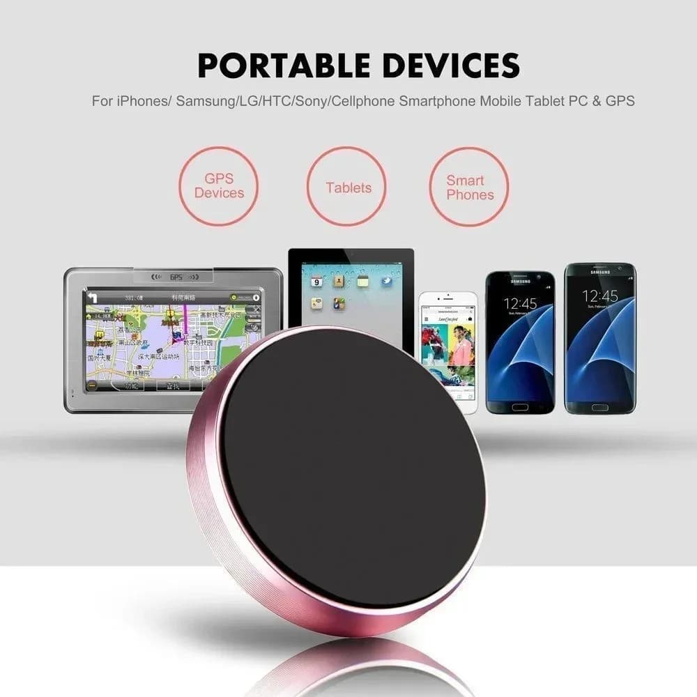 Universal Magnetic Car Phone Holder Magnet Mount Bracket Stick on Car Dashboard Wall All Mobile Phone For iPhone Samsung Xiaomi - 6
