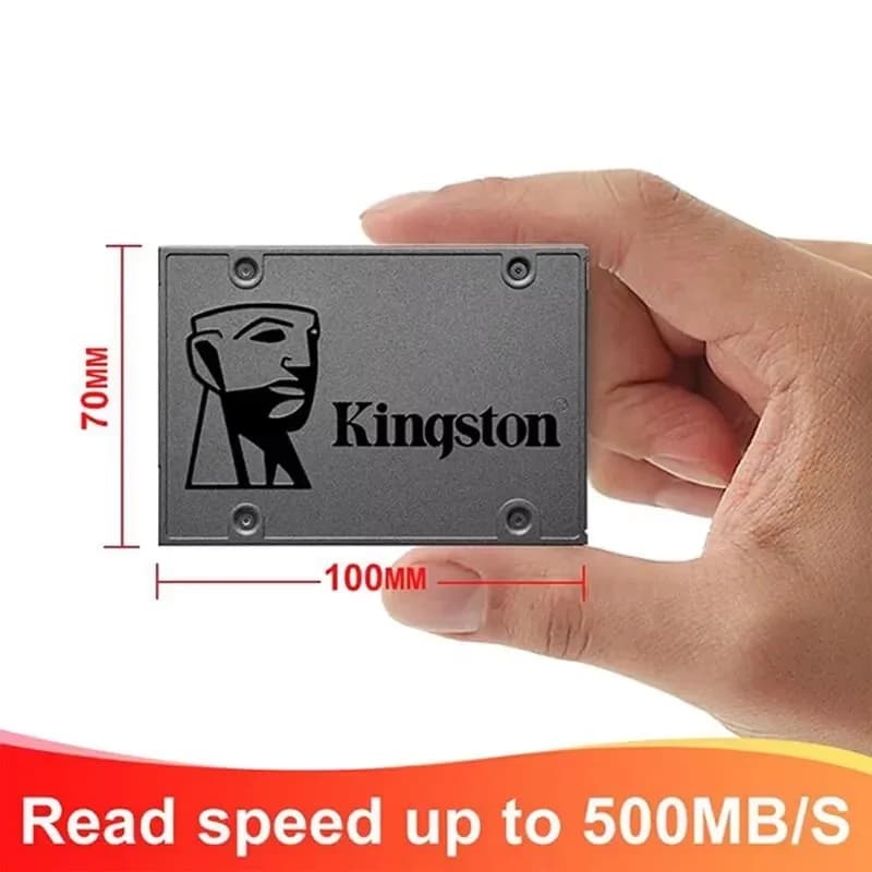 قرص كينجستون SSD داخلي A400 بسعات 960 جيجابايت و480 جيجابايت و240 جيجابايت و120 جيجابايت، مقاس 2.5 بوصة، واجهة SATA III لأجهزة الكمبيوتر المحمولة والمكتبية - 4