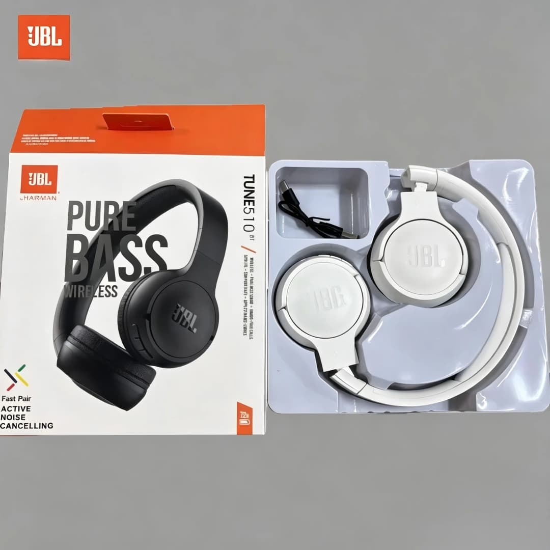 سماعات JBL Tune 510 BT بلوتوث لاسلكية شحن سريع بطارية طويلة الأمد سماعات أذن محمولة للرياضات الخارجية - 2