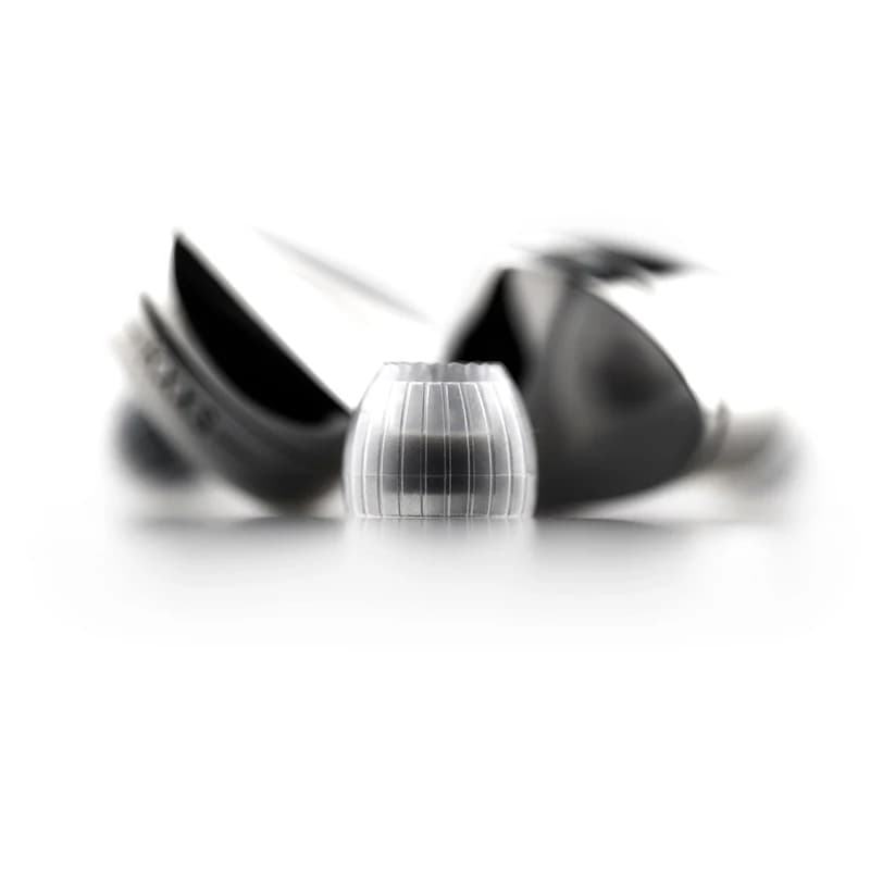 Moondrop Spring Tips  Silicone Soft Earphone Ear-Tips for IEMs 3 Pairs Compatible the Nozzle Diameter for 4.8mm-6.4mm - 3