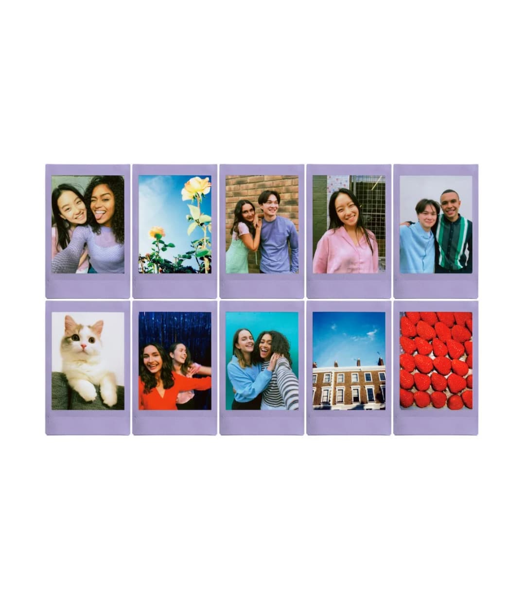 Fujifilm Instax Mini Color Film Soft Lavender Film 10-100 Sheets For Fuji Mini 12 11 8 9 7s 25 26 70 Evo Camera(Expiry-2026) - 4