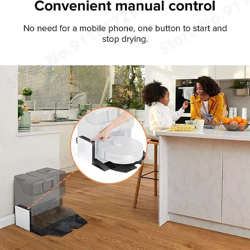 Original Roborock S7 MaxV Ultra S7 Pro Ultra Empty Wash Fill Dock Smart Dryer Module Spare Parts Mop Drying  Accessories - 4