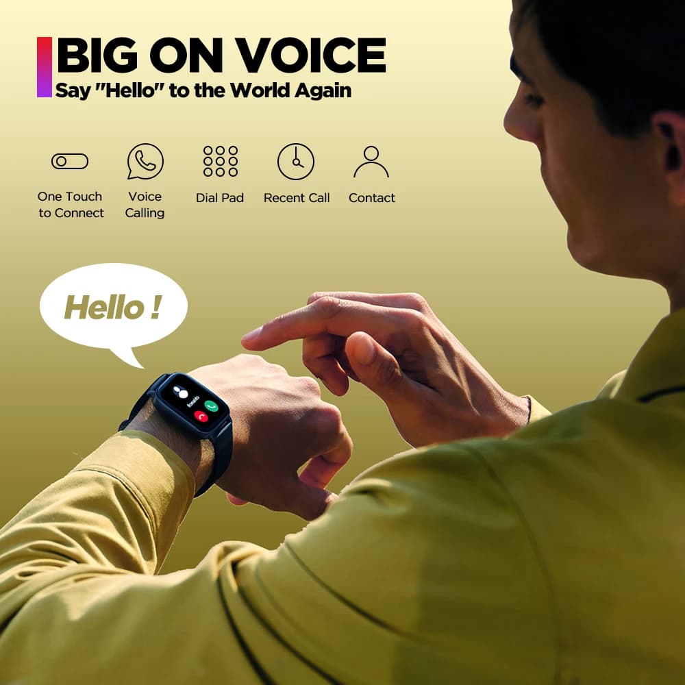 [In Stock] Zeblaze Btalk Smart Watch 1.86 Inch Large Color Display Voice Calling Health and Fitness Smartwatch For Men - 3
