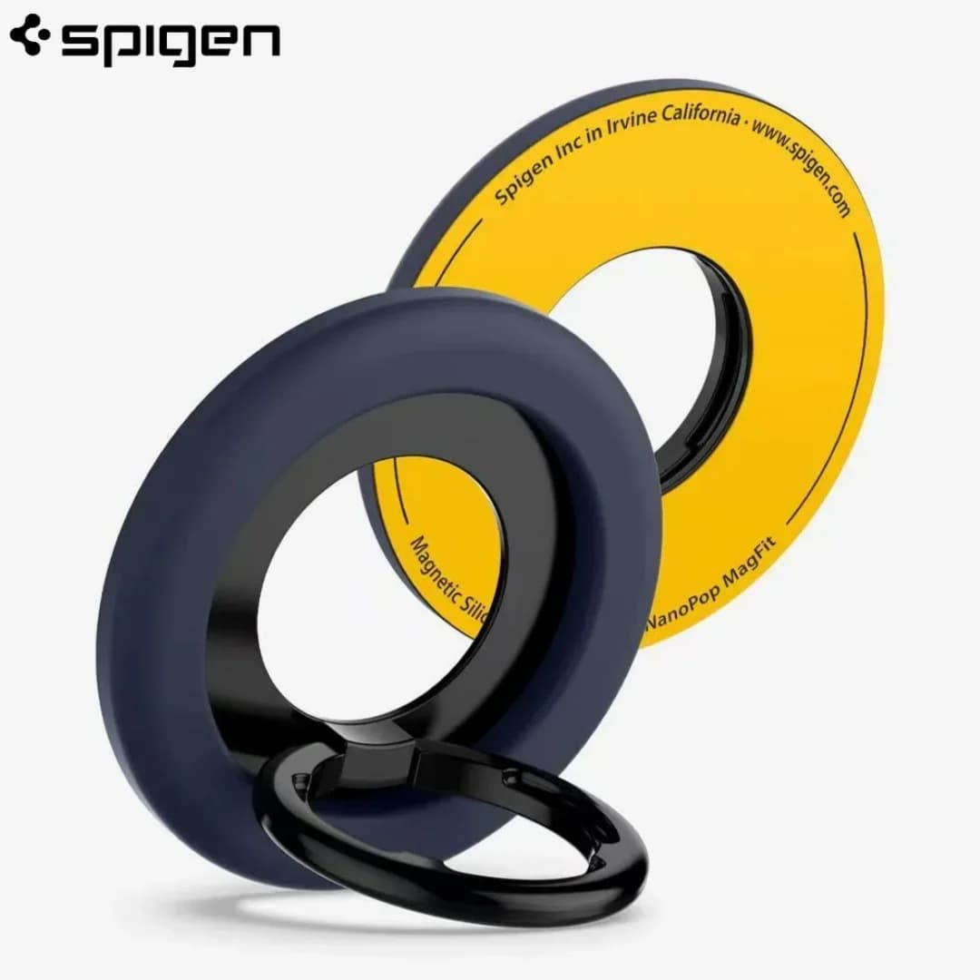 حامل حلقي دوار 360 درجة من Spigen مع قاعدة مغناطيسية لهواتف iPhone 16 و15 و14 و13 و12 Pro Max، متوافق مع Magsafe - 2