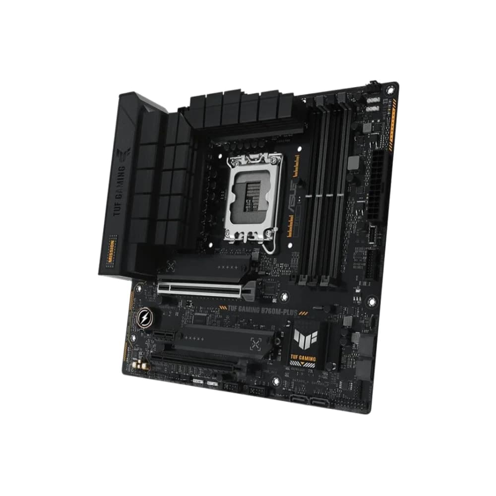 ASUS TUF GAMING B760M-PLUS Motherboard Intel B760 LGA 1700 Support 12th 13th 14th Gen Core DDR5 Micro ATX Gaming Mainboard - 3