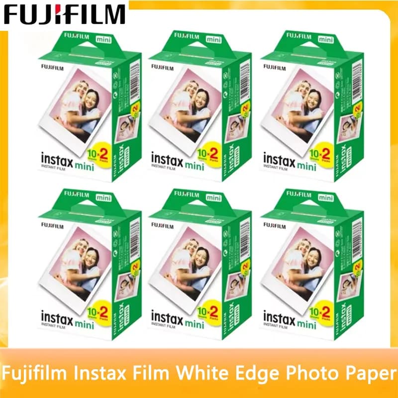 Fujifilm Instax Mini White Border Film 10-100 Sheets Instant Photo Paper For FUJI Instant Camera Mini 12/11  Mini 9 8 7s 70 EVO - 3
