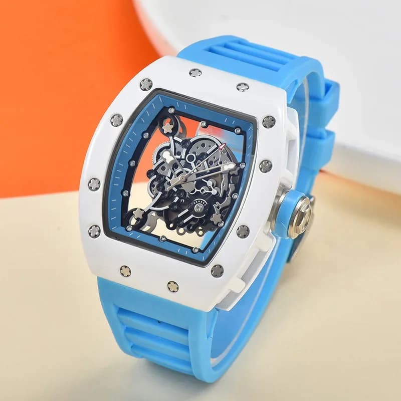 Luxury Quartz Men’s Wristwatch 2025 New Fashion Trend Automatic Waterproof Male Watch Luminous Transparent Watches - 3
